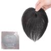Peruca Curta Cinza para Cobrir Cabelos Grisalhos Feminina: Adesivo Leve para Cabelo de Verão