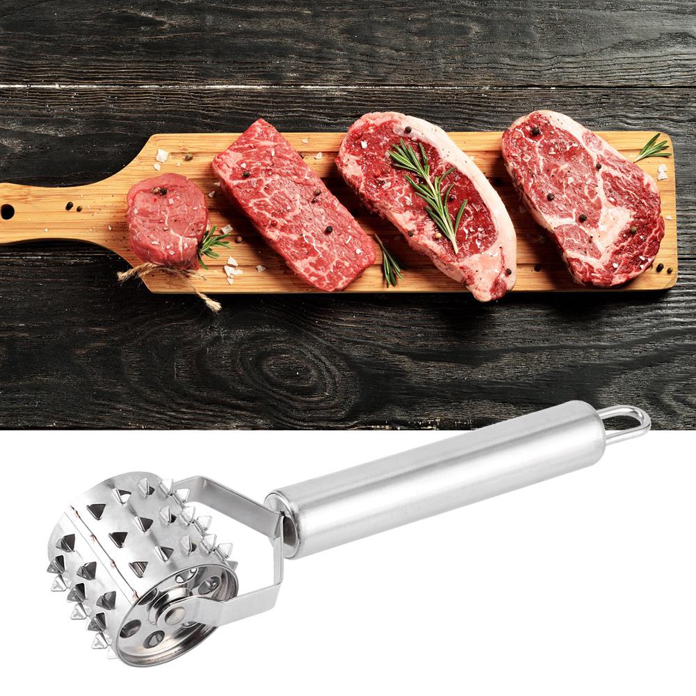 Buy Stainless Steel Meat Tenderizer Roller Beef Steak Chicken Hammer