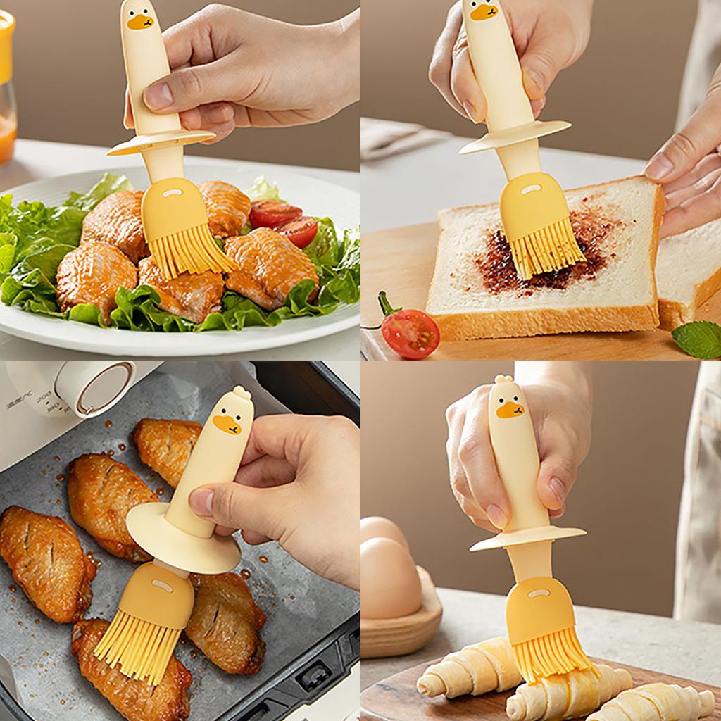 1pc - Kitchen Accessories Oil Brush with Bottle Barbecue Special Brush Kitchen Pancake Tool