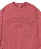 STENDS [M~4Xl] Pigment Arch Logo Crew Neck_Pink