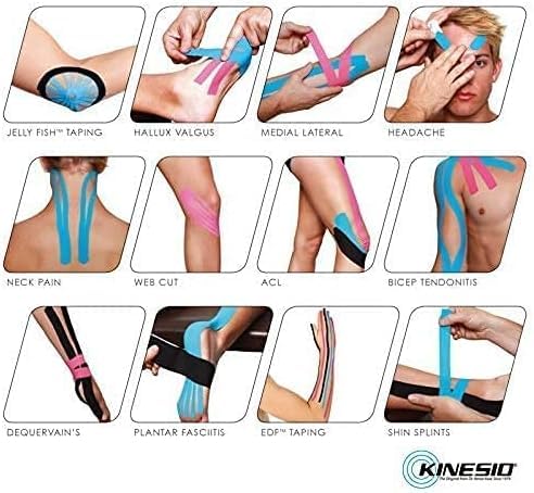 Genuine KINESIO Kinesio-Tex Kinesio Tape Plus Wave (31.5m Blue)