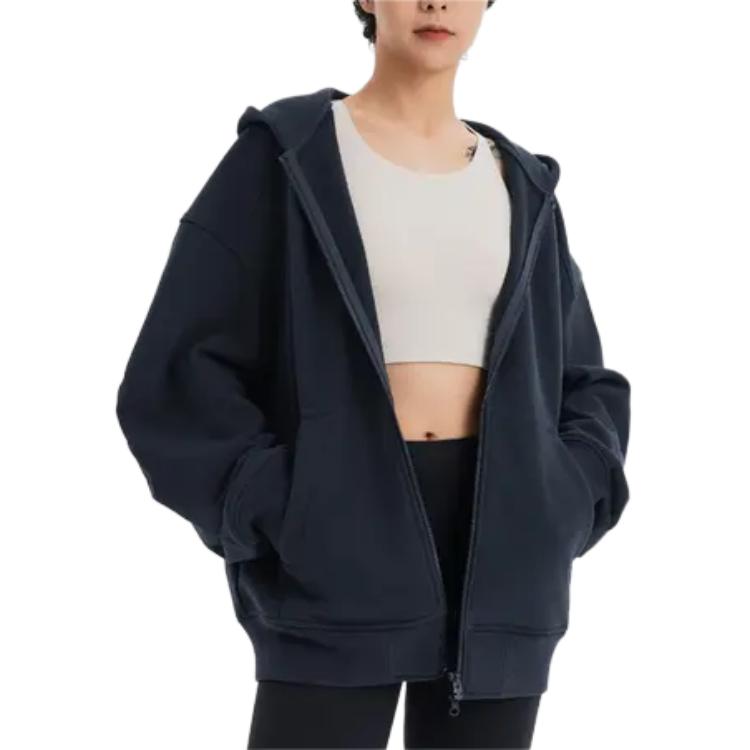 

DECATHLON Multiverse Куртка с капюшоном Удобная Мягкая на молнии с длинным рукавом Унисекс Графитово-серая XL