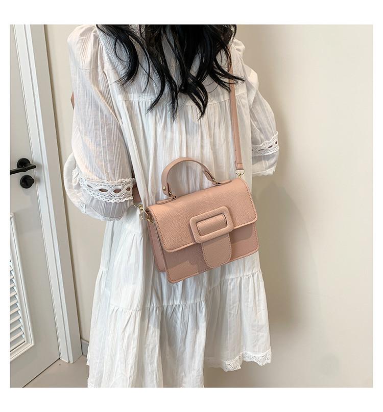 2024 New Personality Casual Fashion Small Square Bag Street Trend Pu Shoulder Crossbody Bag