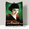 Coperta leggera ispirata al film Amelie Perfetta per Dormitori Pisolini Soggiorno Ufficio Divano Uso Stagionale