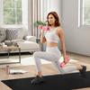 Adjustable Dumbbell Set, 5 kg 4-in-1, Pairs 1/1.5/2/2.5 kg, Non-Slip Handles, Cherry Pink