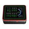 Air Quality Meter 18 In 1 CO2 TVOC HCHO PM2.5 PM10 Temp Humid Detect Tester Indoor Battery Powered Data Storage Black