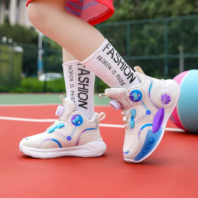 Модные новые мужские баскетбольные кроссовки нескользящие удобные студенческие спортивные — фото 3