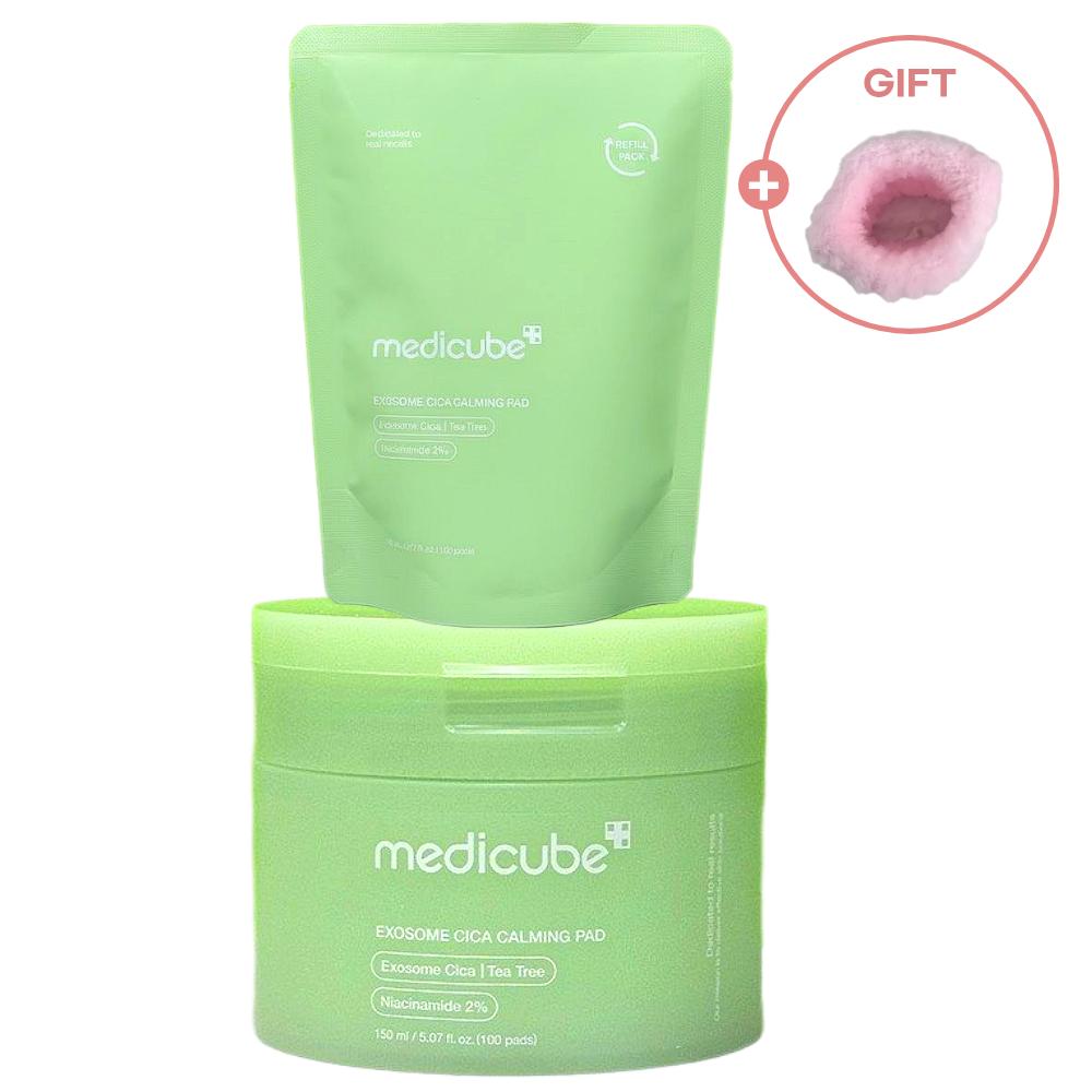 medicube Exosome Cica Calming Pad 100P (+Refill 100 sheets) medicube Calming Pad set