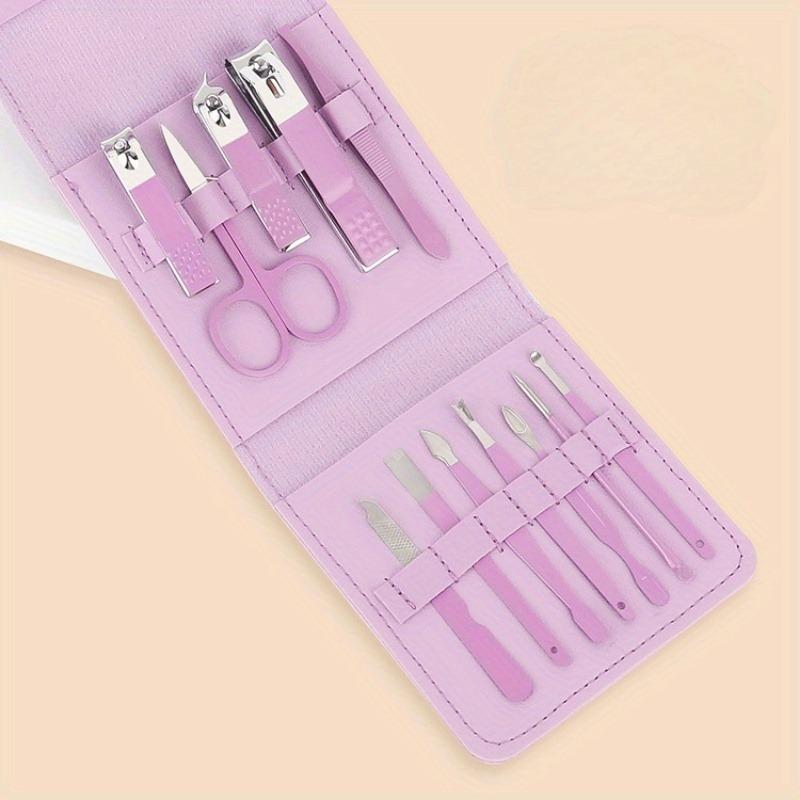 12pcs Nail Clipper Set Convenient Beauty Tool Clipper Manicure Nail Trimmer Pedicure Knife Ear Peeling Knife Nail Manicure