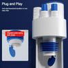 Sealing Ring Sink Drain Pipe Adapter Drainage Water Pipe Joint  Washing Machine Drainage Supplies