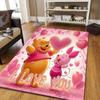 1pc Winnie The Pooh Pattern Area Rug Soft Flannel Floor Mat for Living Room,Office,Bedroom and Carpet