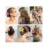 Hair Clip - Multicolor - Plumeria Flower - 6 Pieces - Durable - Easy To Use