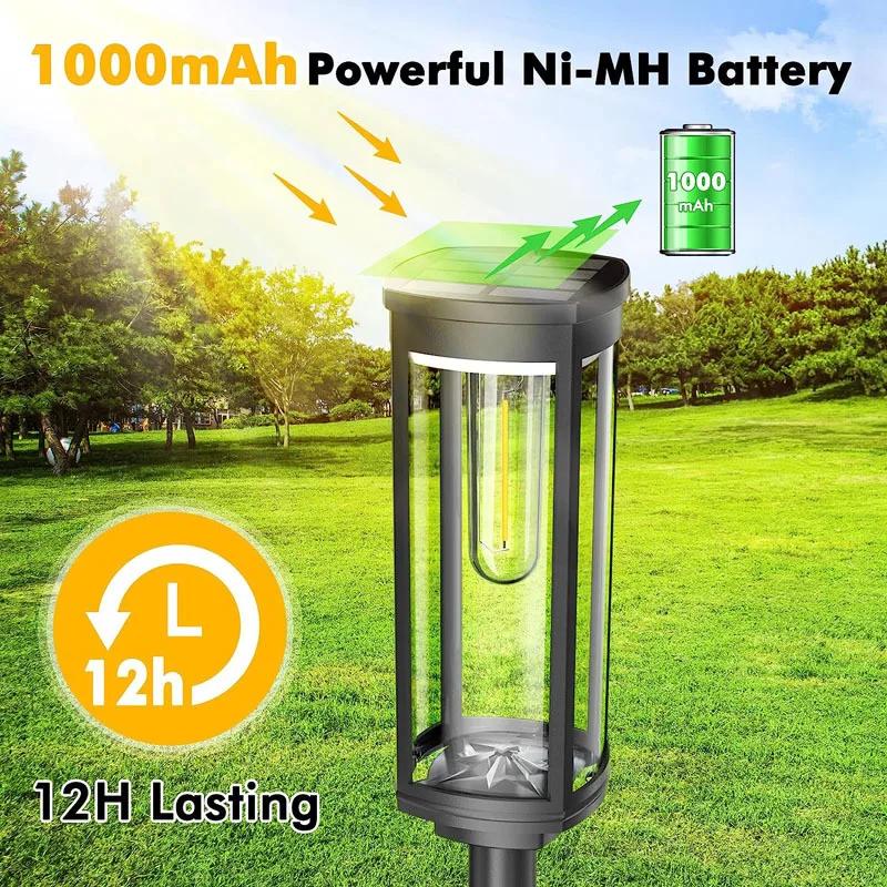 Led Houses Solar Pathway Lights Waterproof Outdoor Solar Lamp for Garden/Landscape/Yard/Patio/Driveway/Walkway Christmas Luz