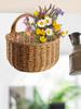 Woven Storage Basket Small Basket Organizer with Handle Small Basket with Handl Home Decoration for Plants Toys Towels