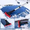 Snow Brush And Ice Scraper Ergonomic Telescopic Detachable Winter Windshield Ice Removal Tool For Vehicle Truck SUV Window Frost