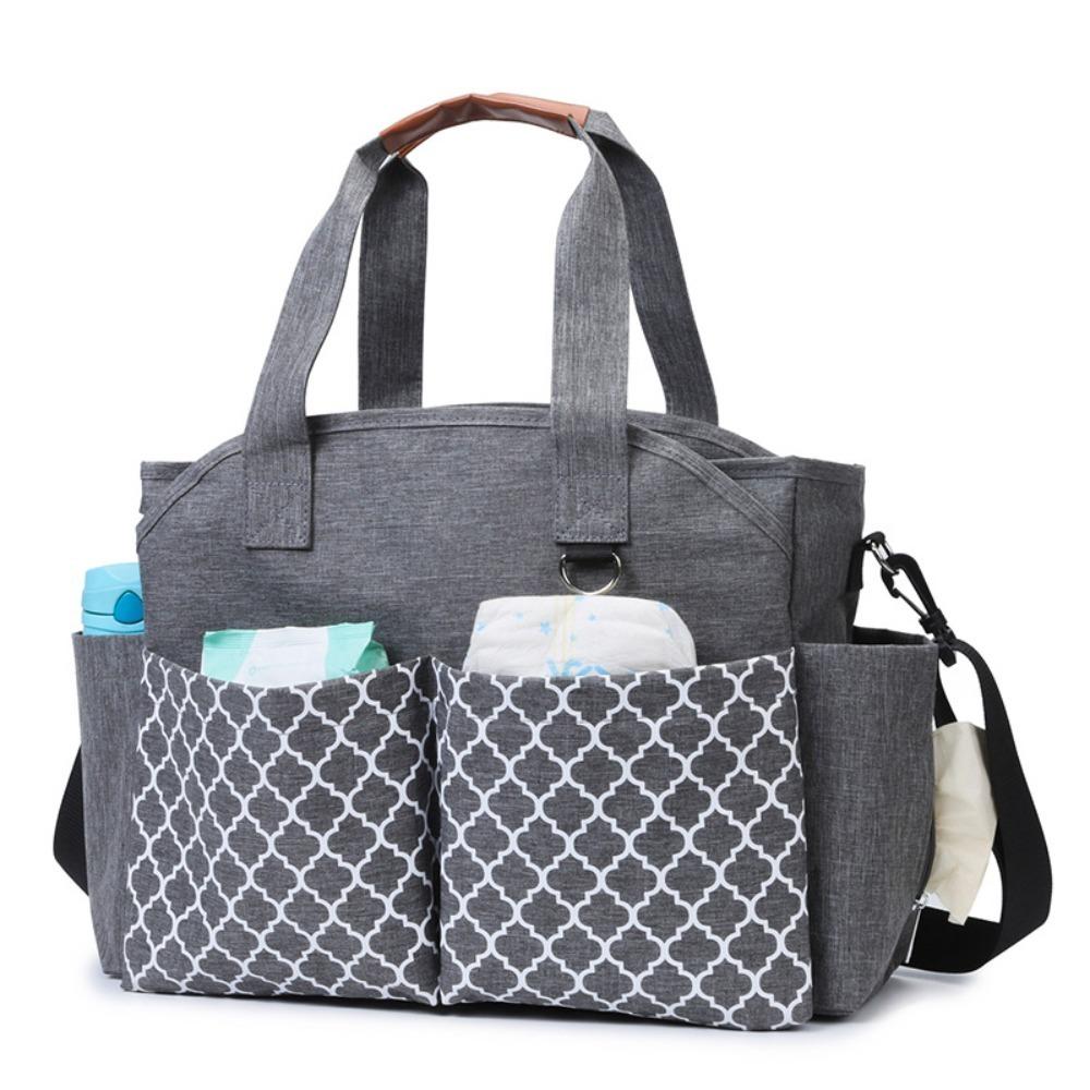Wear-resistant Baby Diaper Bag Multi-compartment Mom Stroller Bag Practical Mommy Bag  Shopping