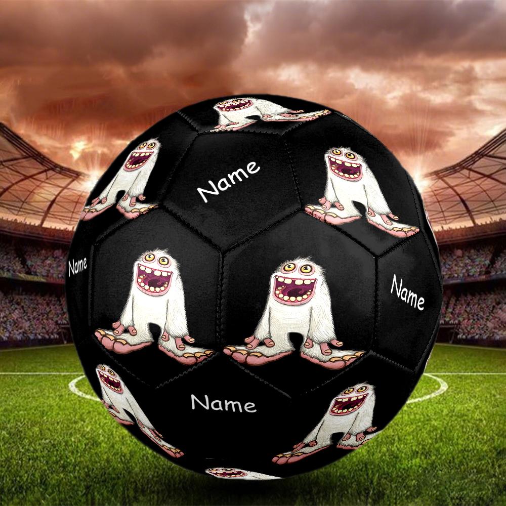 Custom Name My Singing Monsters Playground Theme Size 5 Soccer Ball, Suitable for Both Indoor and Outdoor Matches, a Gift Suitable for Everyone.