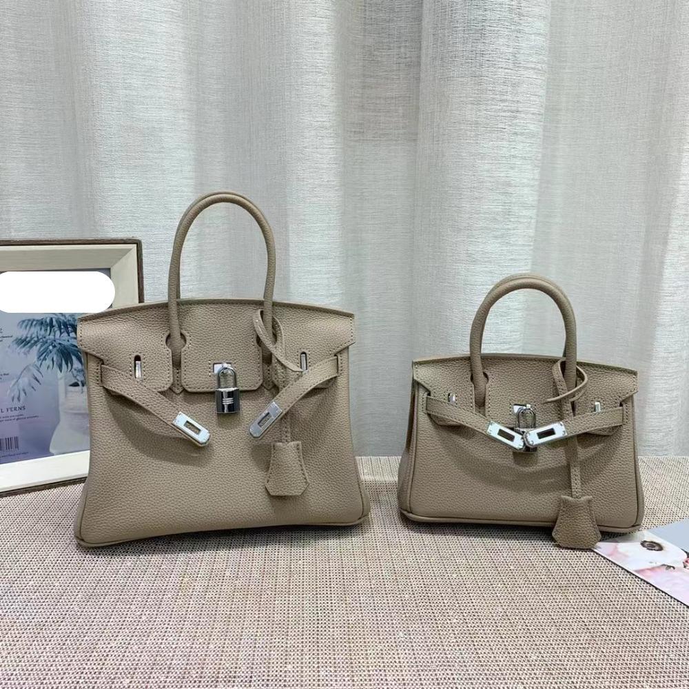 Small Handbag Women's Handbag Platinum Bag Cowhide Bag Pairing Bonus Togo Top Layer Leather Women's Bag Genuine Leather Shoulder Bag