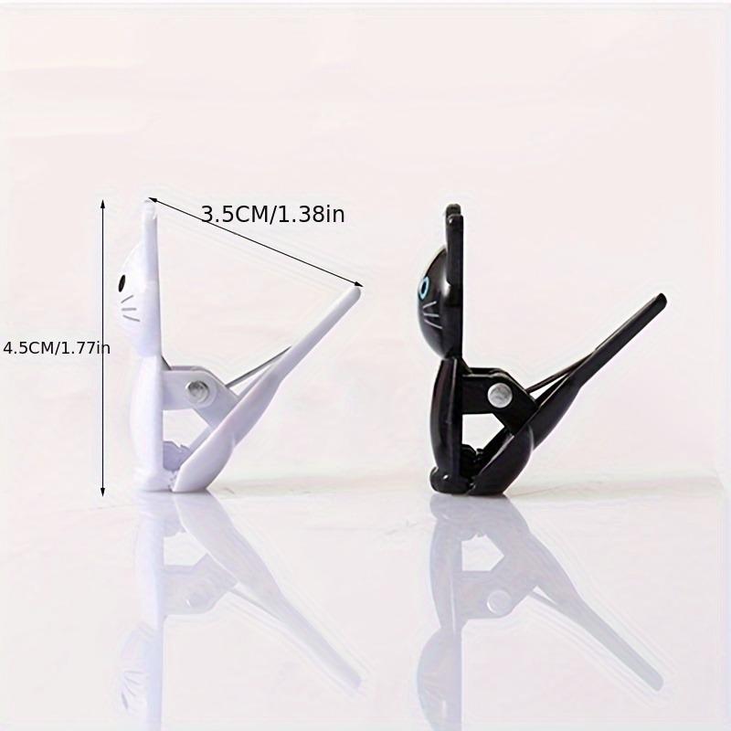 2 cat-shaped food preservation bag clips - sealed kitchen storage clips
