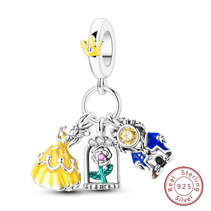 100% Copper Luggage Earth Camera Golf Rugby Helmet Charms Pendants Fit Qikaola Original Bracelets Diy Jewelry