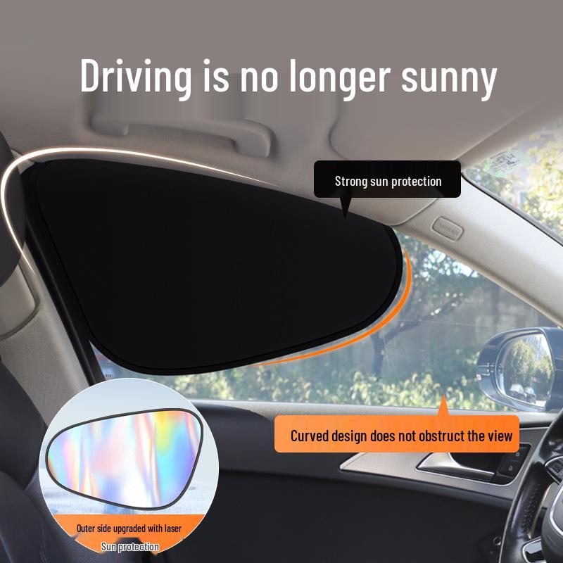 Car Sunshade & Privacy Blackout Stickers: Heat Insulation & Static Cling for Side Windows