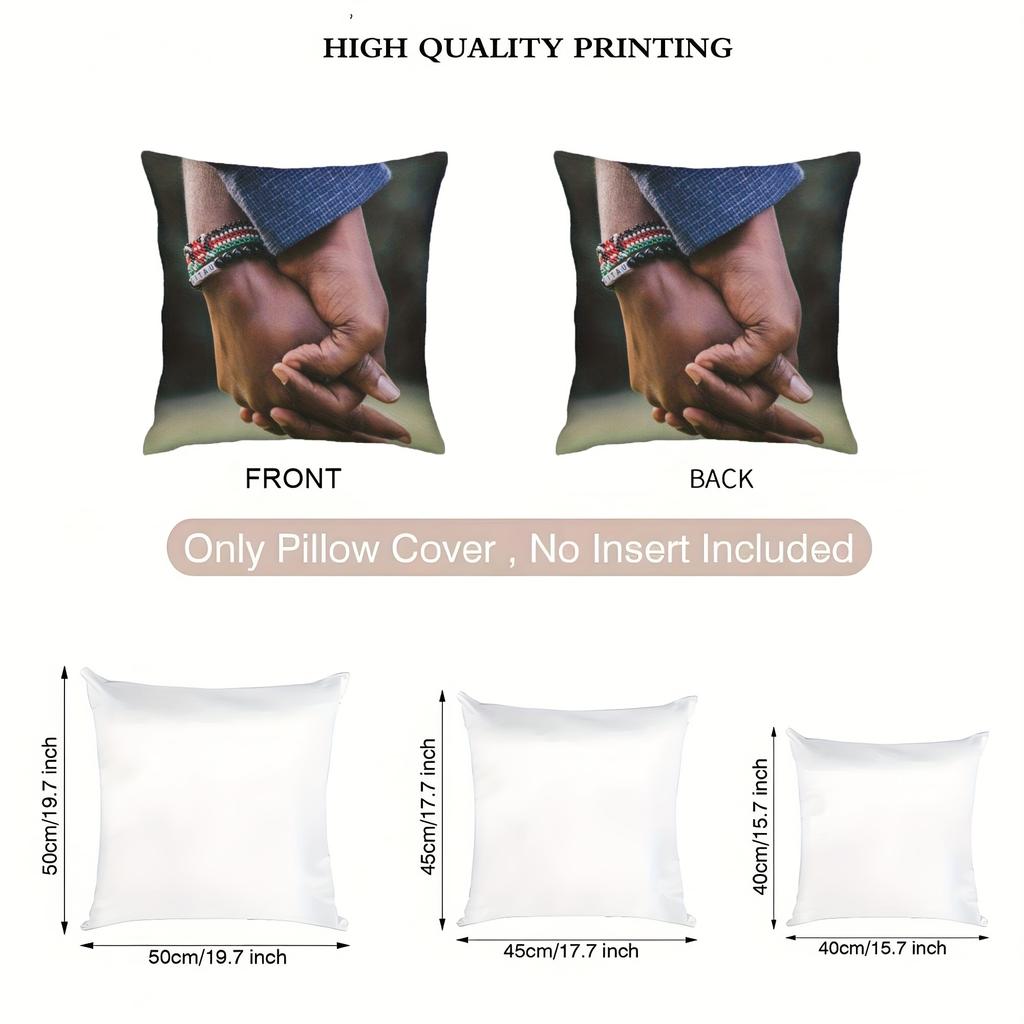 1 customized photo pillowcase suitable for family, relatives, friends, or pets. Made of 100% polyester fiber, machine washable