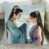 Ding Yuxi Yang Chnagyue Poster Double-sided Print Pillowcase TV Love You Seven Times Drama Stills Home Car Decor Cushion Cover