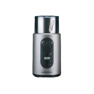 Moulin À Café - GASTROBACK - Design Basic - Puissance 270W - Couleur Gris - Compact