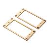 2Pcs Pickup Mounting Rings Flat Electric Guitar Pickups Frame Mounting Rings Kit