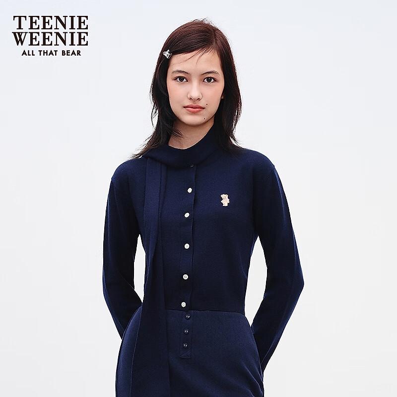 Teenie Weenie Bearnova Women's Cartoon Bear Scarf Cardigan