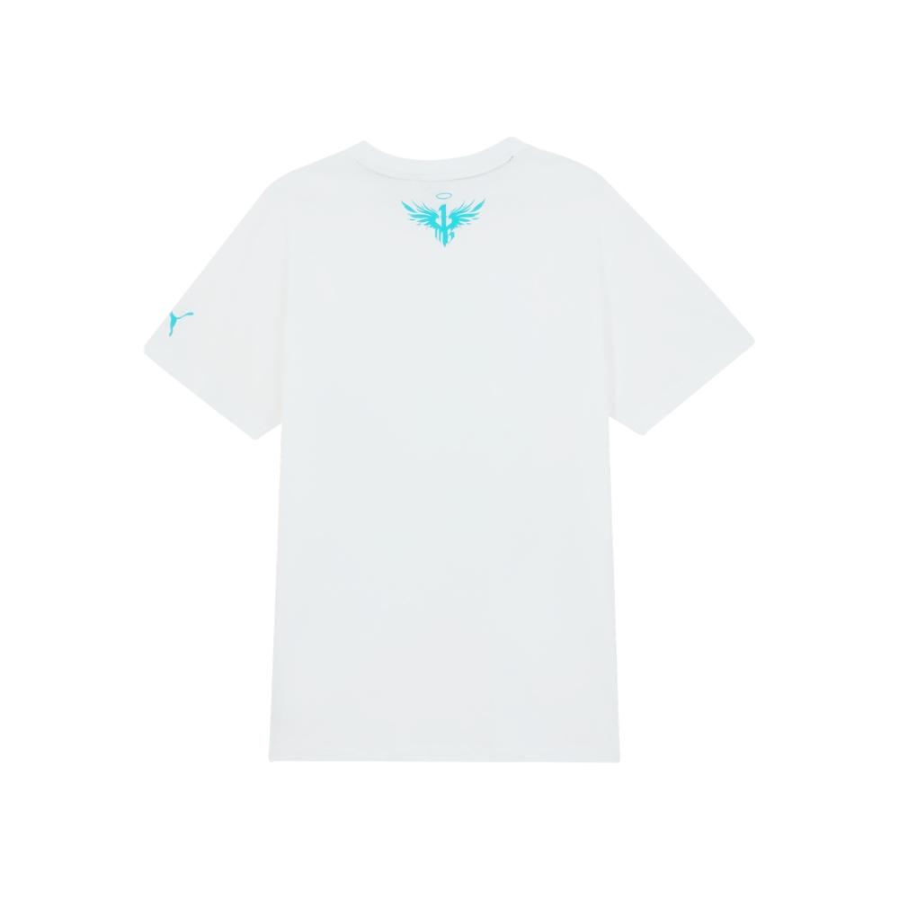 New PUMA x MELO X FADE TEE T Shirt Men's White 625495-02