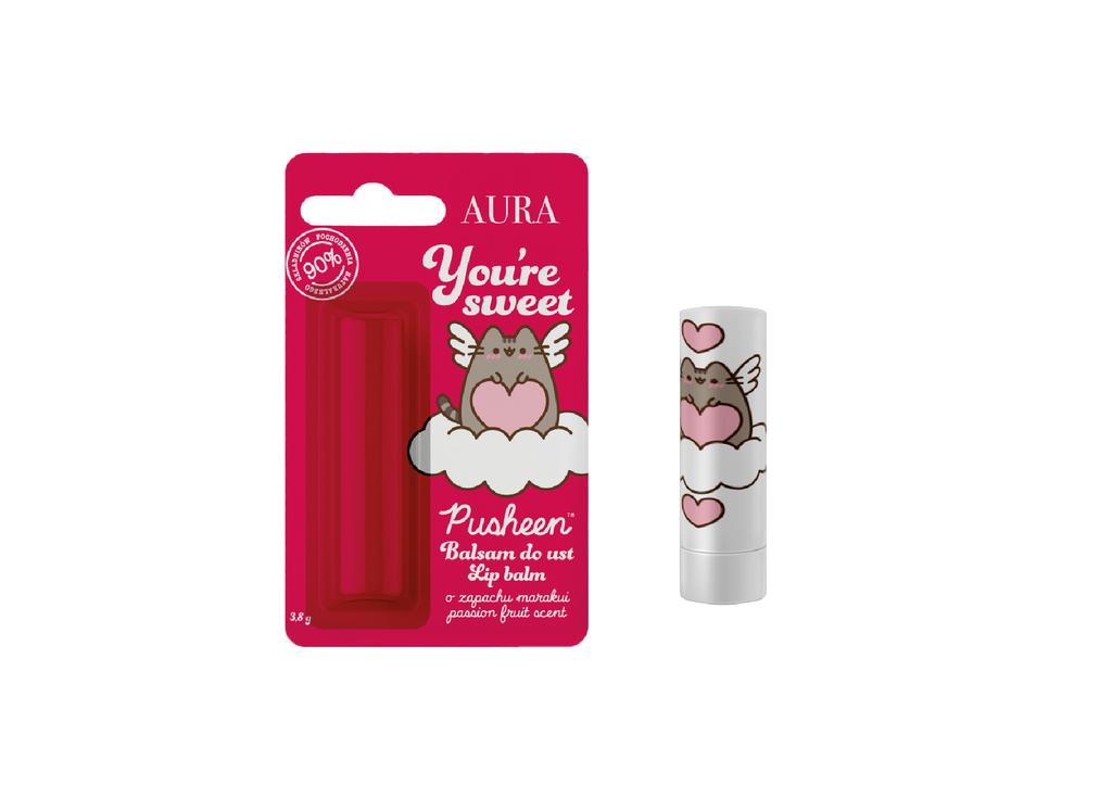 Pusheen Passion Fruit Lipstick 3.8G Valentine' Day Sl