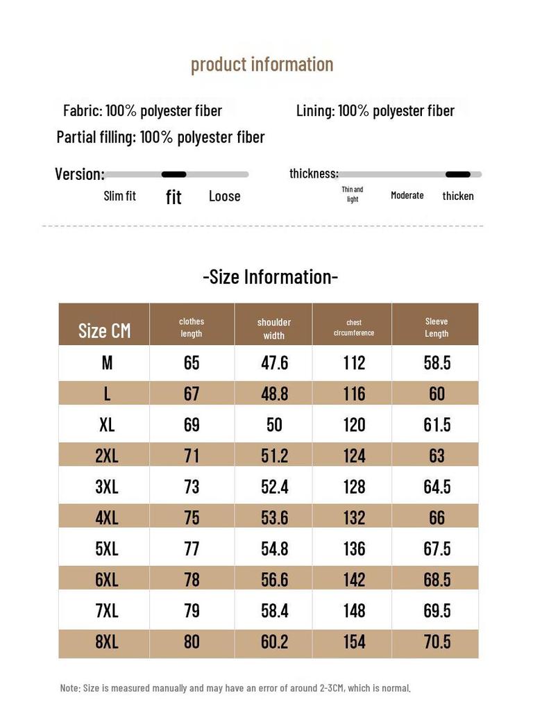 Romon Men's Fleece-Lined Winter Lapel Jacket