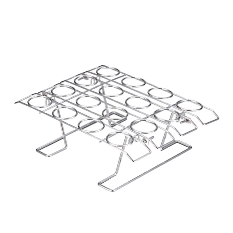 

1 шт. Подставка-держатель для вафельных рожков на 16 отверстий из железа, стойка для демонстрации рожков с мороженым, поднос для охлаждения кексов и рожков для выпечки 1 pcs