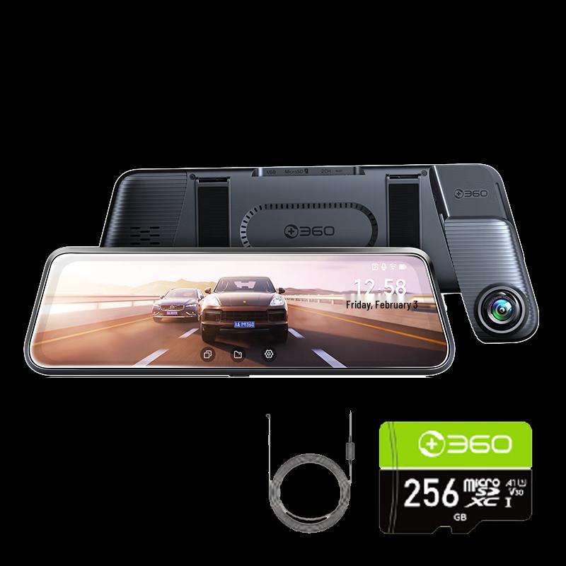 360 M320 Car Dash Cam, 2K+ Front & Rear Dual Recording (CN version)