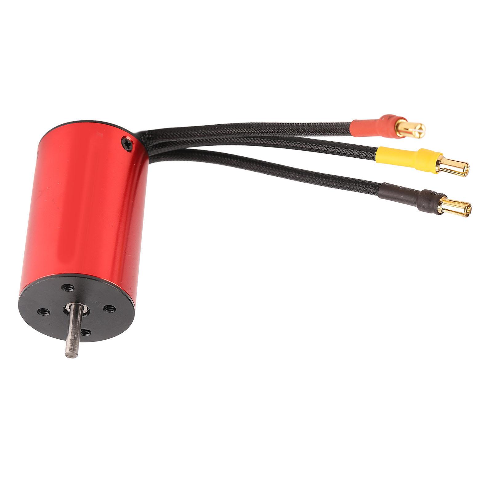 

RC Brushless Motor Aluminium Alloy Red 2845 5900KV Waterproof Motor for Traxxas for HSP 1/12 Remote Control Car