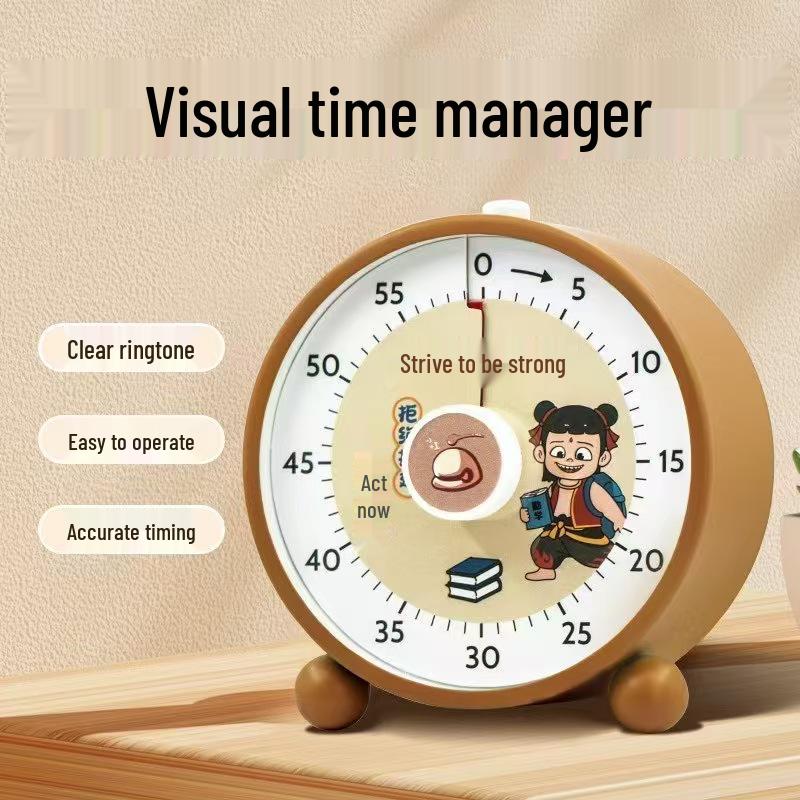 Smart Silent Timer & Alarm Clock for Students and Home Use