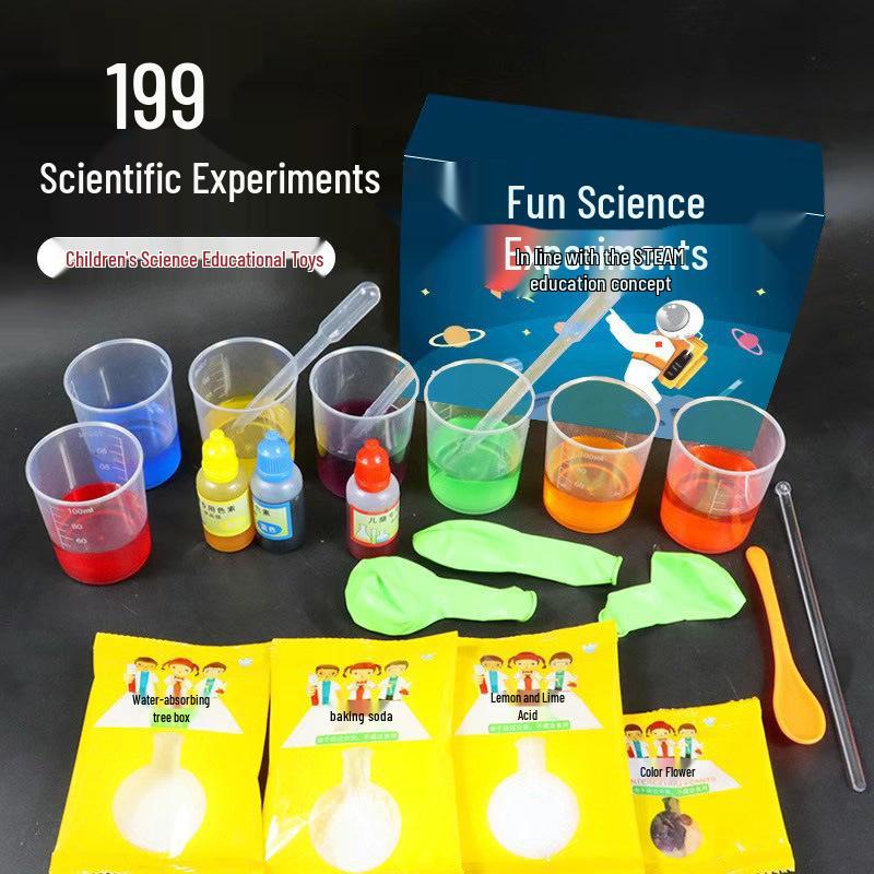 

Набор для научных экспериментов STEM для детей: Физика и Химия