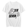 Funny Six Seven 67 Brainrot Print Fashion T Shirt Unisex Women Fashion Gaming Meme TShirt Y2k Casual Short Sleeve Tee Tops Clothes