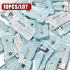 Silver Tattoo Pen Facial Wrinkle Remover 10pcs 3ml Insulin Cartridges Cassette Bottle for Insulin Injection Pen 10pcs 4MM Tips