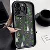 Plants Trees Christmas Tree for Iphone17 Air Pro 16E 15 14 13 12 11 Pro MaxMini Shockproof Anti-Scratch Premium Hard Cover