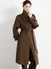 Women's Long Double-Sided Cashmere Over-the-Knee Coat - 2025 High-End Autumn/Winter Collection
