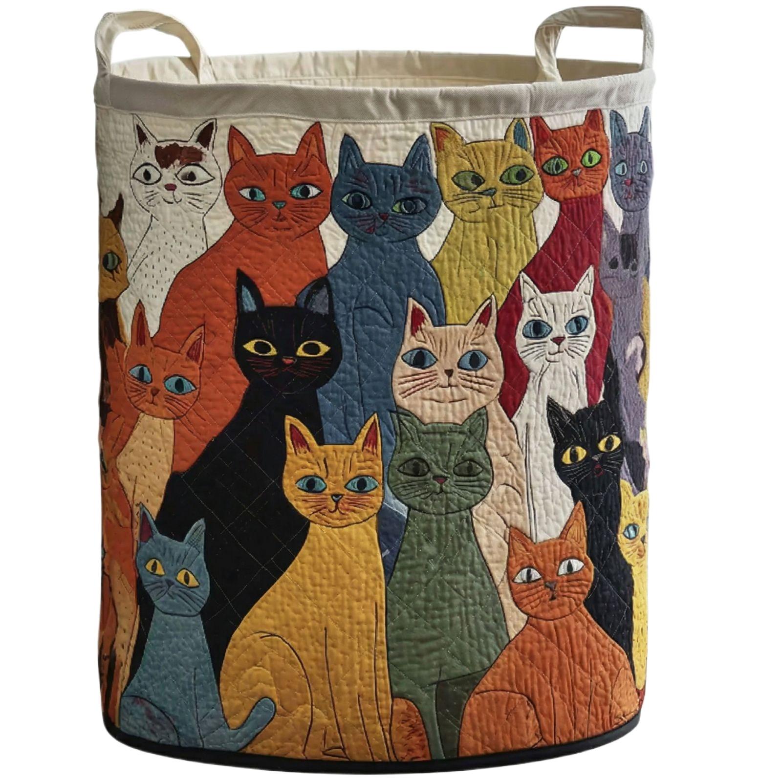 

Quilted Laundry Storage Basket, And Suitable For Storing Dirty Clothes. One Size