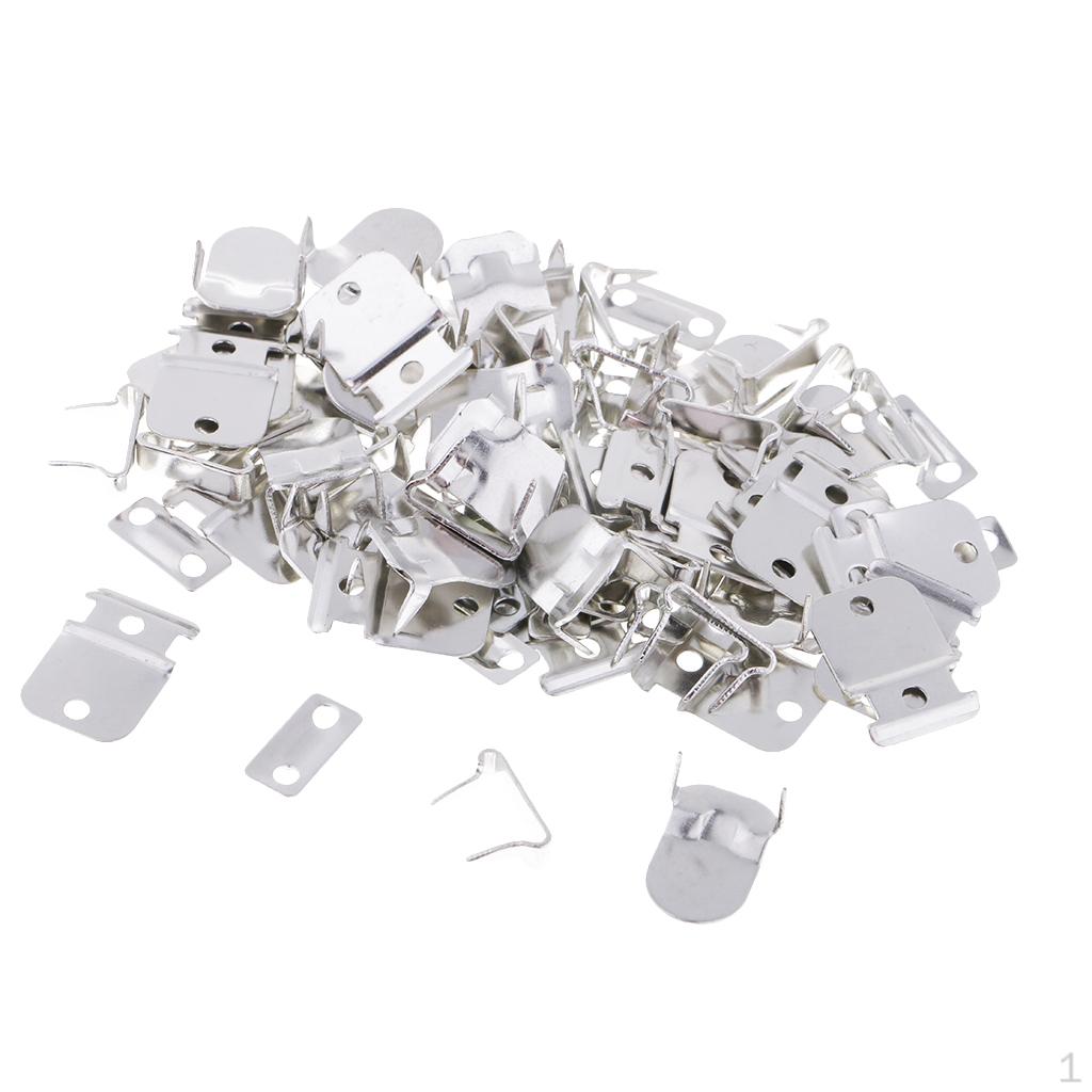 

Комплект из 20 застежек для брюк и застежек для платья - серебристый