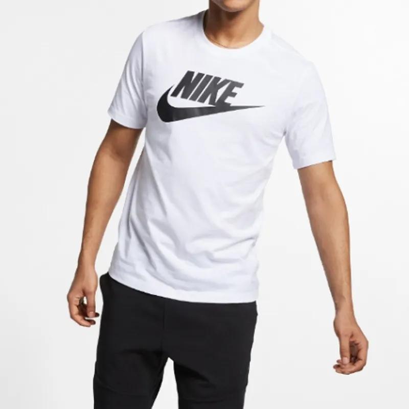 Nike T Shirts Men's White Crew Neck Moderate (Unisex) T-Shirts BV0629 100