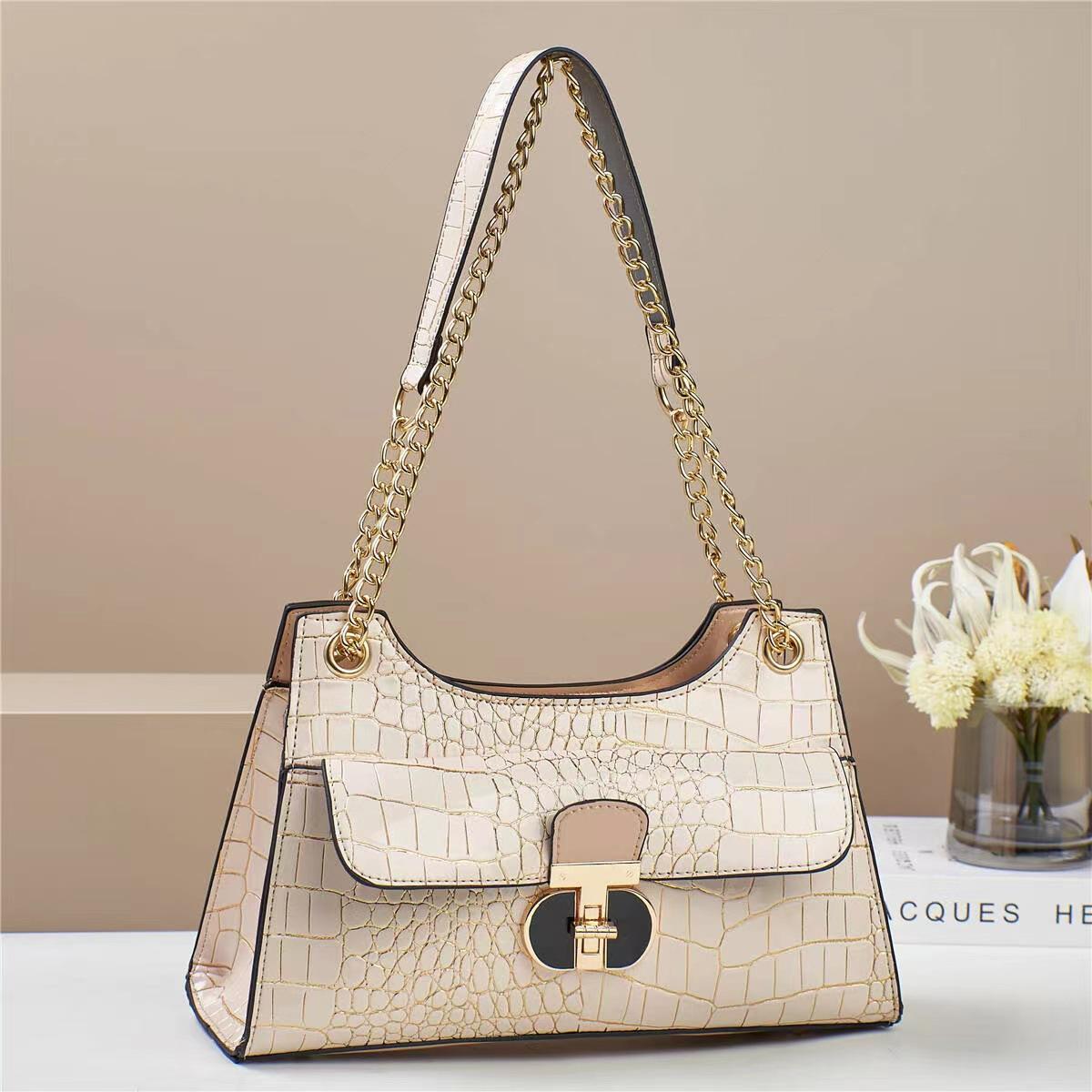 

Новая маленькая сумка Stone Simple Temperament, легкая роскошная женская сумка, сумка через плечо Senior Sense, сумка через плечо .