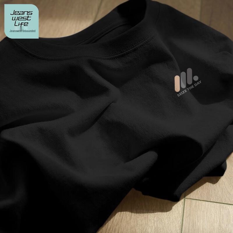 JEANSWEST LIFE Men s 2026 Summer Pure Cotton Loose Fit T-Shirt 3XL
