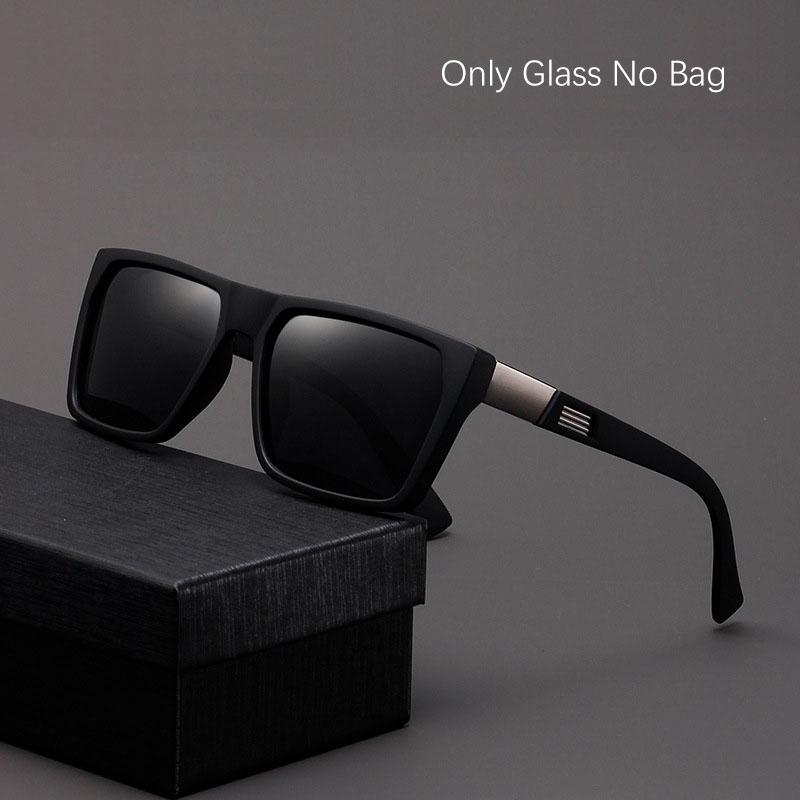 New Square Sunglasses Men's Anti-uv Sunglasses Fashion Polarization Sunglasses 1084