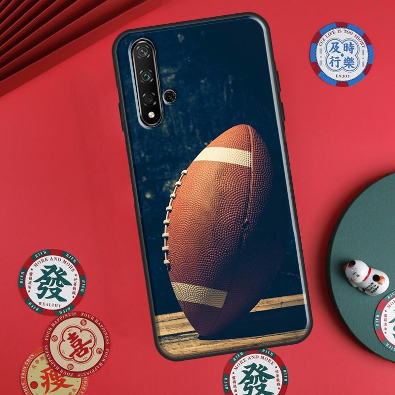 American Football For Huawei P20 P40 P30 Lite P60 Pro Nova 12s 11i 12i 10 9 SE 5T Y91 Y90 Y60 Y70 Y72 Y61 Case
