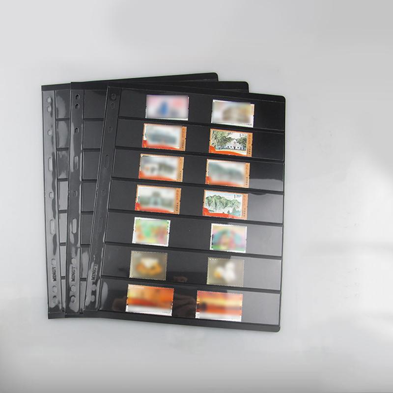 10PC Collecting Supplies Display For Stamp Album Binder Postage Stamp 9 Holes Home Storage Stamp Collectors Standard Stamp